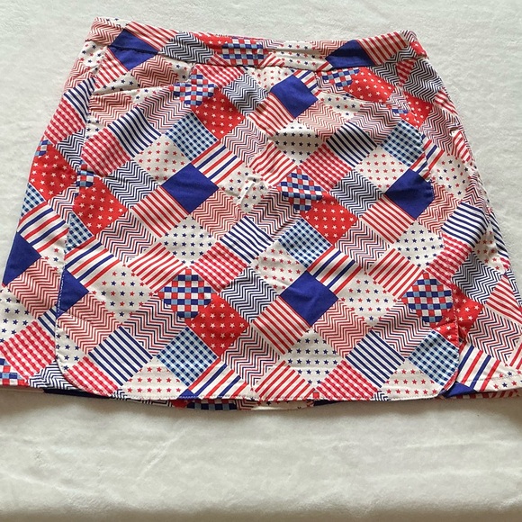 Kate Park Women's Patriotic Athletic Skort Skirt - Picture 5 of 12